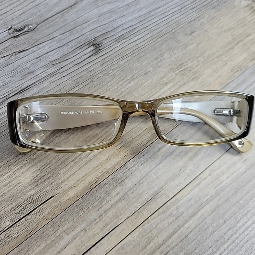 Michael Kors Eyeglasses MK 232 Women Olive 239 Full Rim Plastic‎ Frames Only